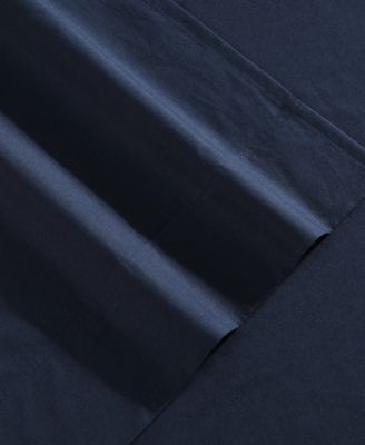 Solid 200-Thread Count Cotton Percale 4-Pc. Sheet Set, Full