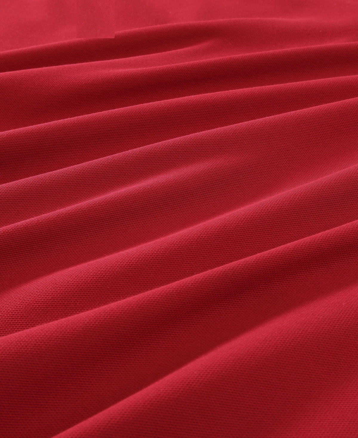 Tommy Hilfiger Micro Pique Cotton Blend Duvet Cover Set In Red
