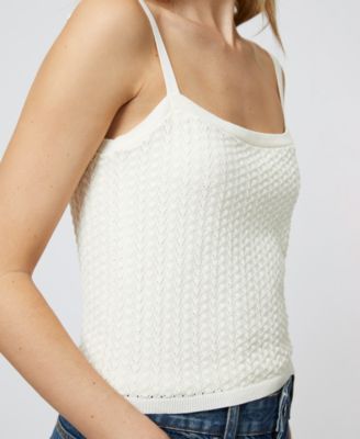 Women's Pointelle-Knit Tank