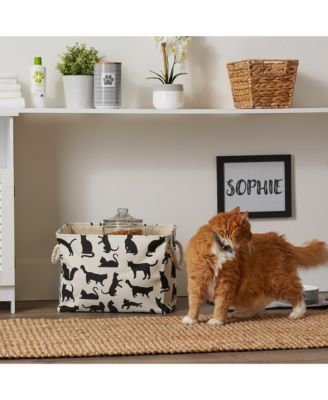 Cat's Meow Pet Storage Bin with Rope Handles