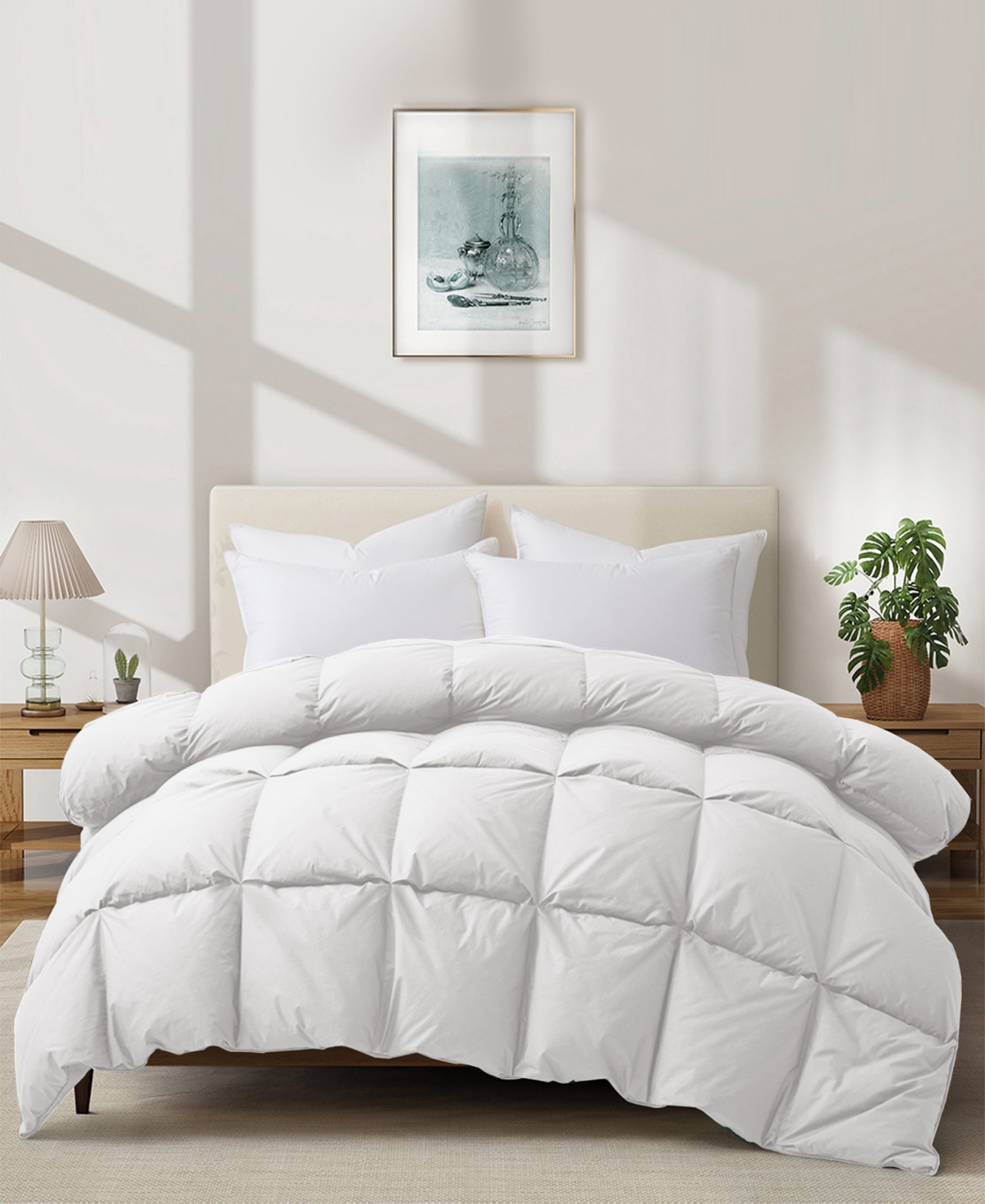 Unikome All Season Goose Down And Feather Comforter, King