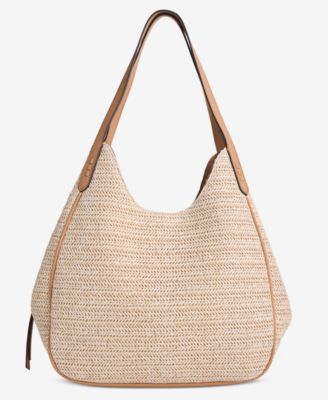 Style & Co - Straw Medium 4-Poster Tote
