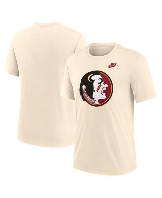 Nike - Men's  Cream Florida State Seminoles Vault Logo Tri-Blend T-shirt