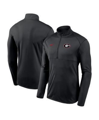 Nike - Men's Black Georgia Bulldogs Primary Logo Element Half-Zip Pullover Sweatshirt