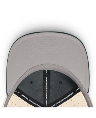 Men's Natural Michigan State Spartans On-Field Dugout True Performance Fitted Hat
