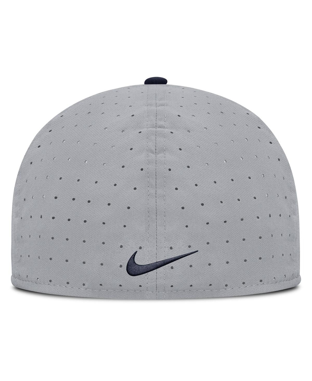 Nike Men's Gray Arizona Wildcats On-field Dugout True Performance Fitted Hat In Gray