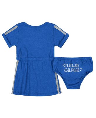 Baby Boys and Girls Royal Kentucky Wildcats Xur Dress and Bloomer Set