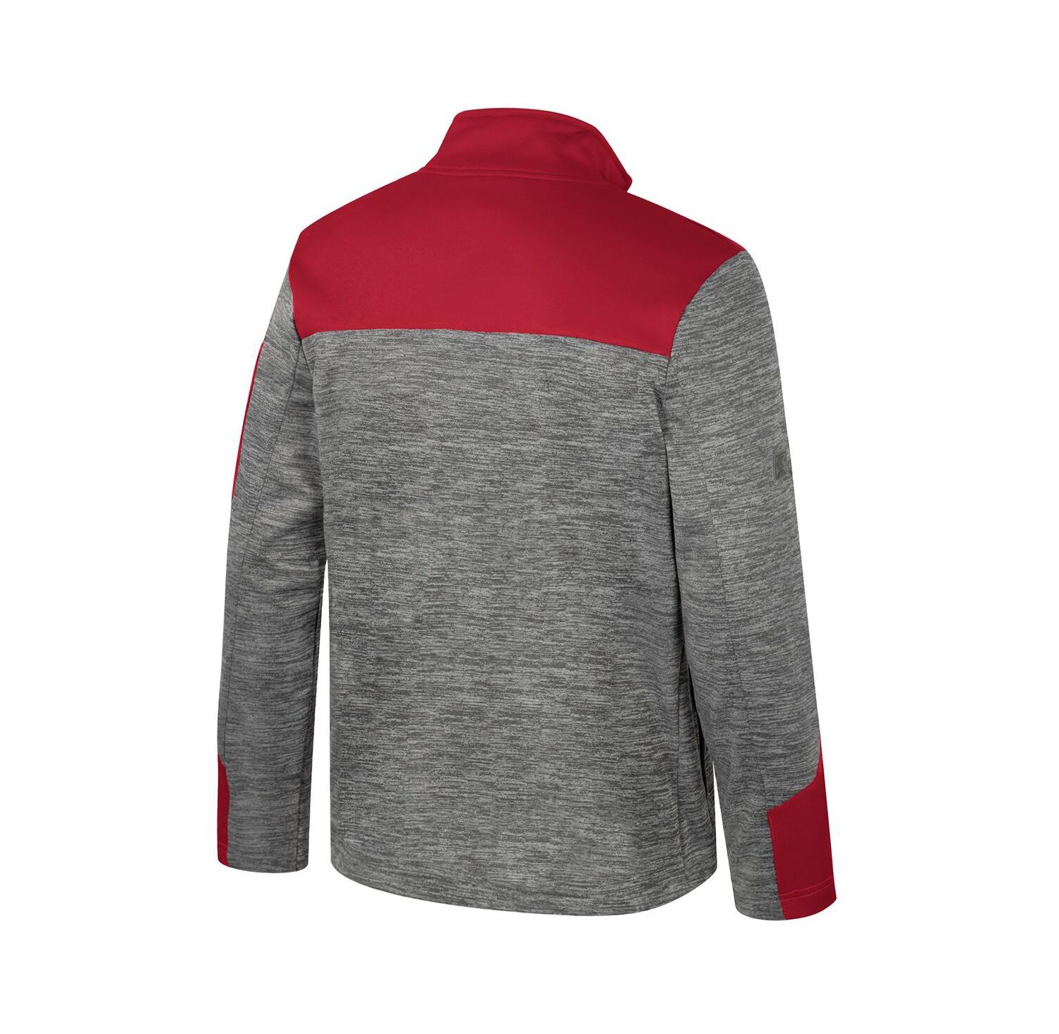 Men's Gray/Cardinal Arkansas Razorbacks Guard Full-Zip Jacket