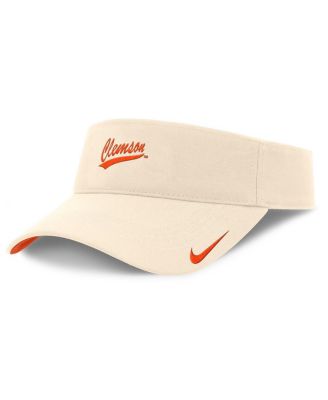 Men's Natural Clemson Tigers Primetime Ace Adjustable Visor Hat