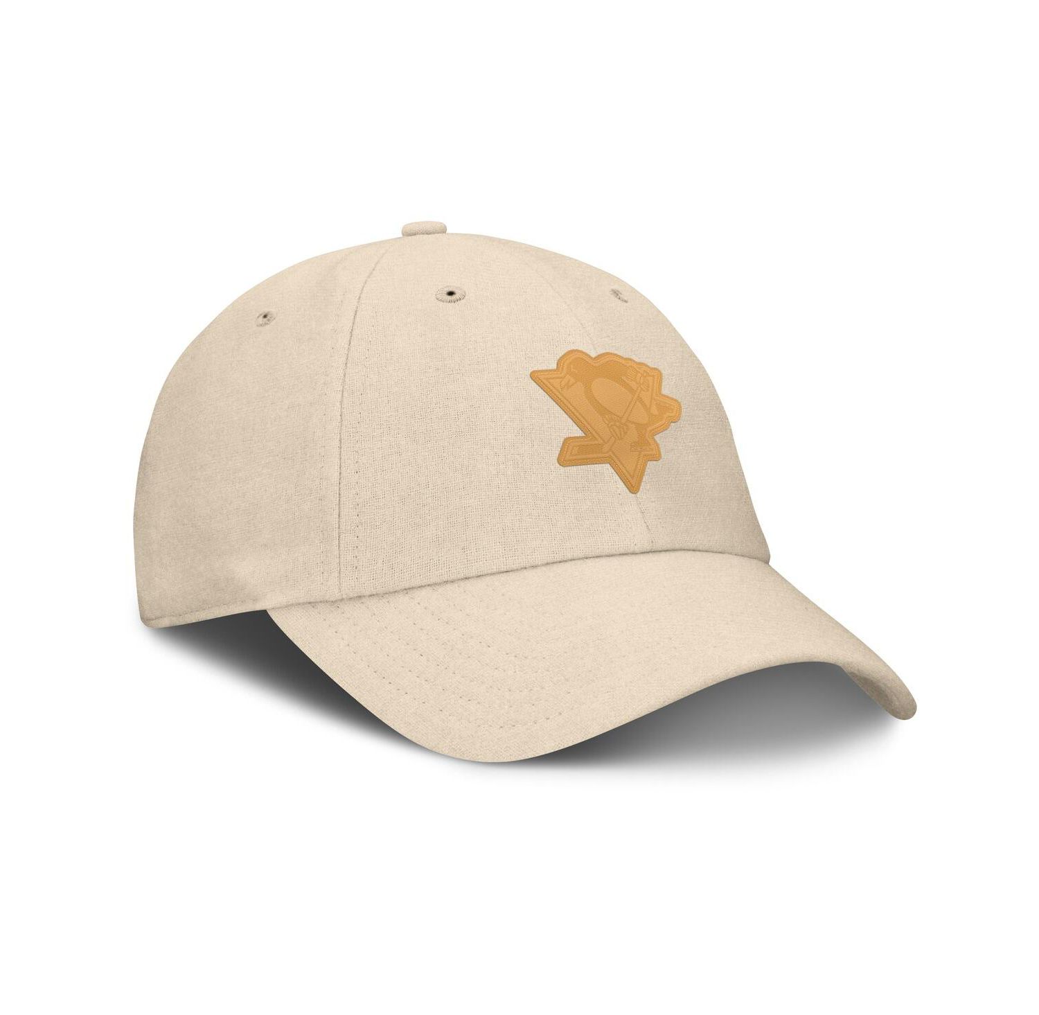Men's Tan Pittsburgh Penguins Front Office Canvas Adjustable Hat