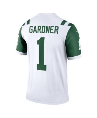 Men's Ahmad Sauce Gardner White New York Jets Alternate Legend Player Performance Jersey