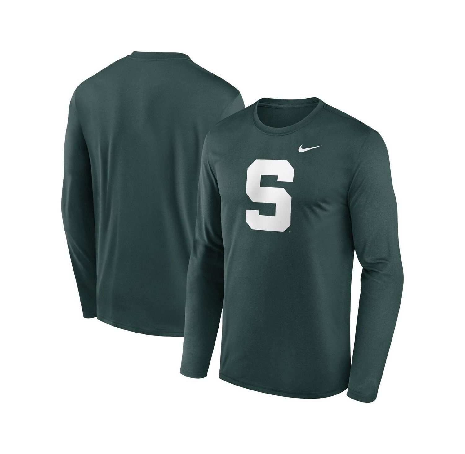Men's Green Michigan State Spartans Prime TimeAlternate Logo Legend Long Sleeve T-Shirt