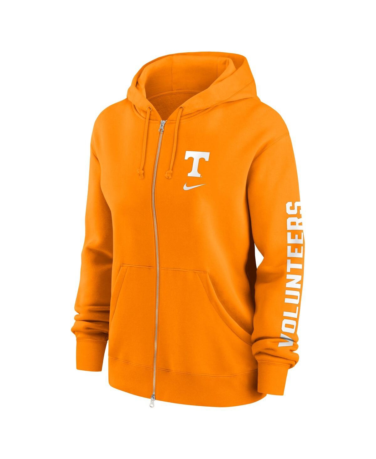 Nike Women's Tennessee Orange Tennessee Volunteers Oversize Lockup Phoenix Full-zip Hoodie Jacket In Tennessee Orange
