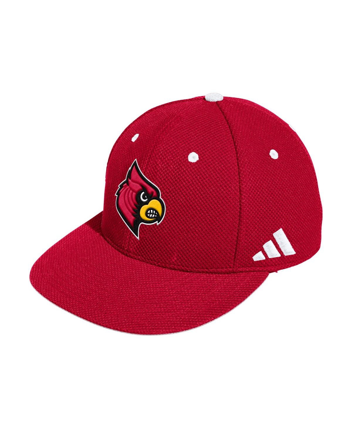 Men's Athletic Red Louisville Cardinals On-Field Fitted Baseball Hat - Athletic Red
