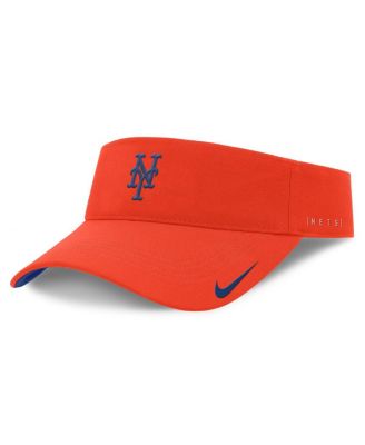 Nike - Men's Orange New York Mets Primetime Bozz Ace Performance Adjustable Visor Hat