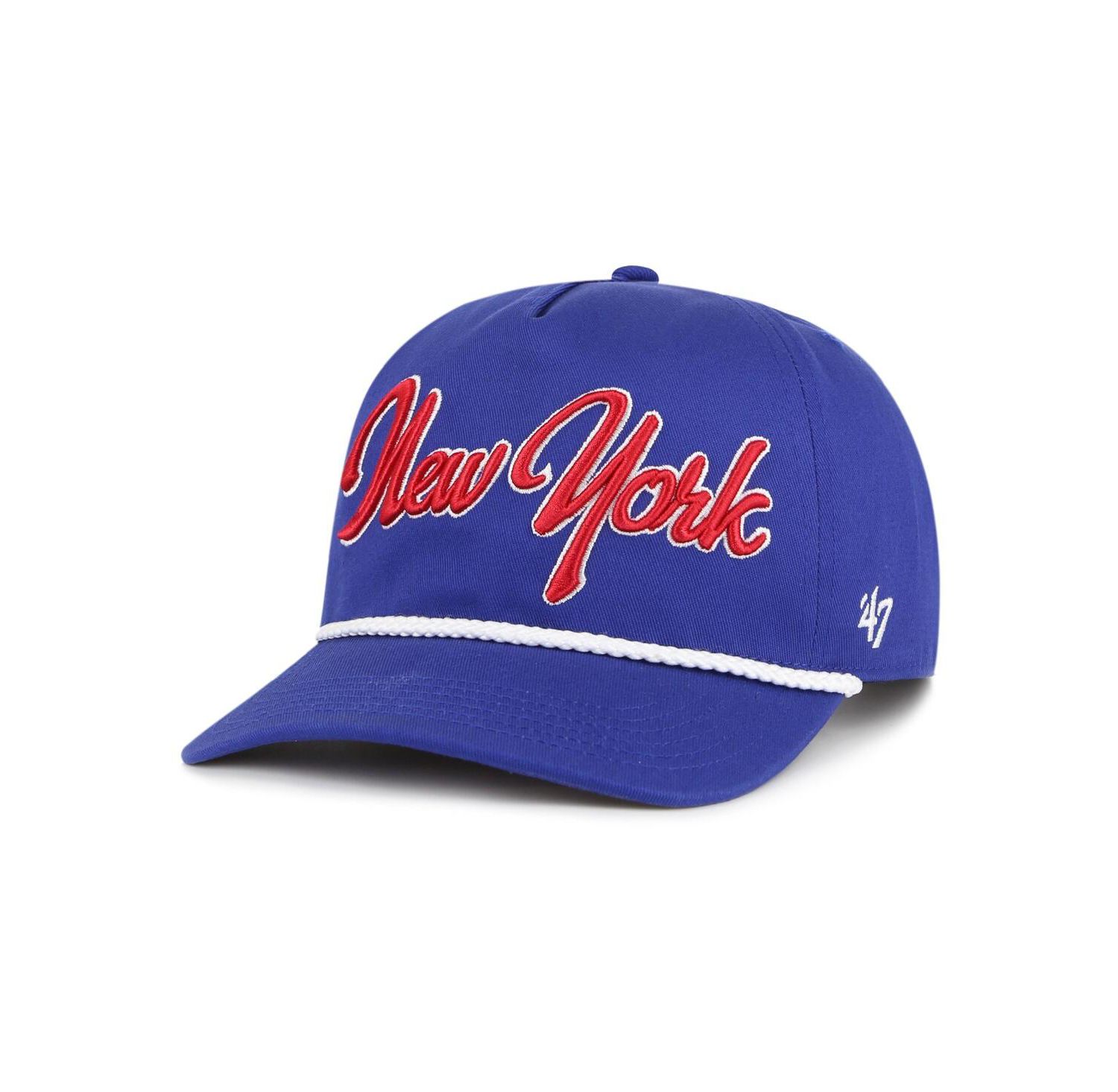 Men's Royal New York Giants Overhand Hitch Adjustable Hat