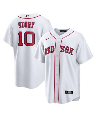 Nike - Men's Trevor Story White Boston Red Sox Home Replica Jersey
