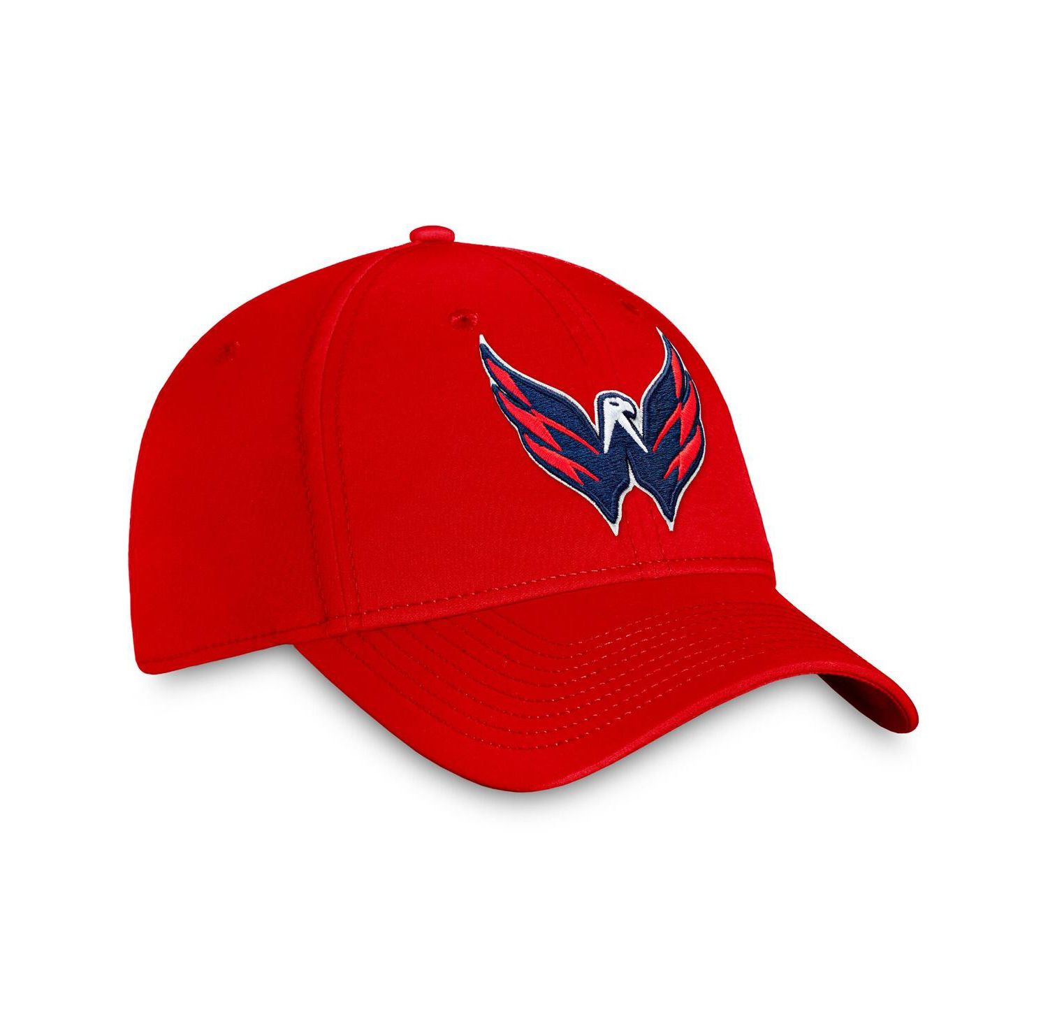 Men's Red Washington Capitals Core Primary Logo Flex Hat