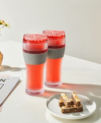 Khen Freezable Pint Beer Glasses, Set of 2