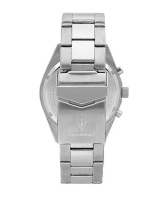 Men's Multifunction Stainless Steel Watch, 43mm