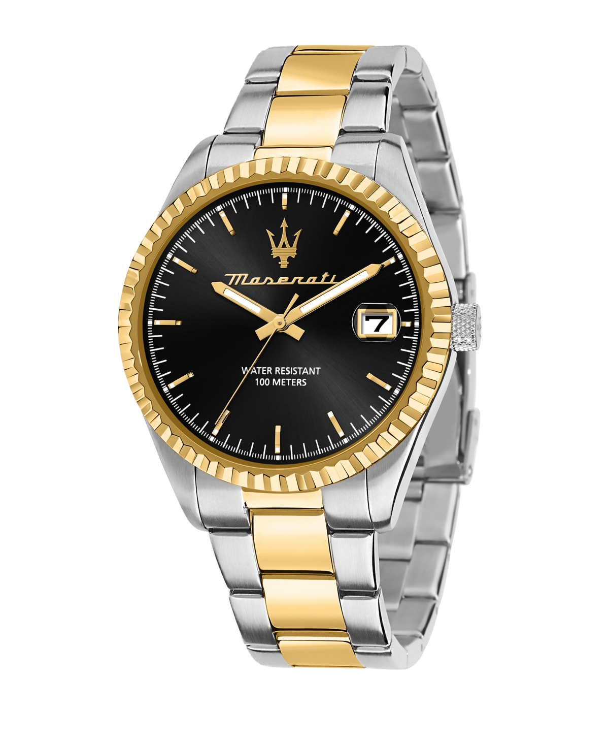 Men's Date Two-Tone Stainless-Steel Watch, 43mm - Two-Tone