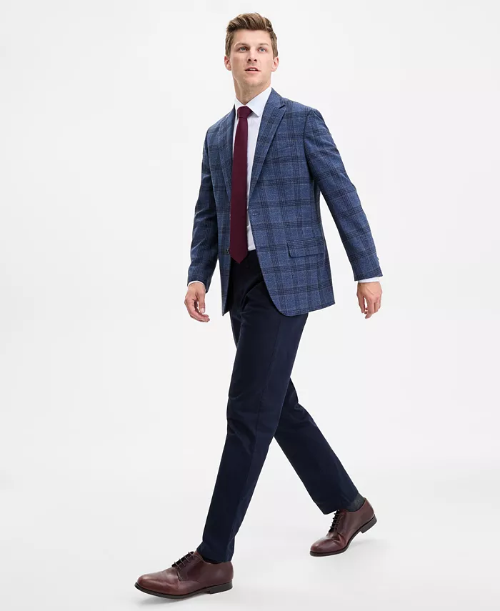 Men's Modern-Fit Check Sport Coat - thumbnail 4