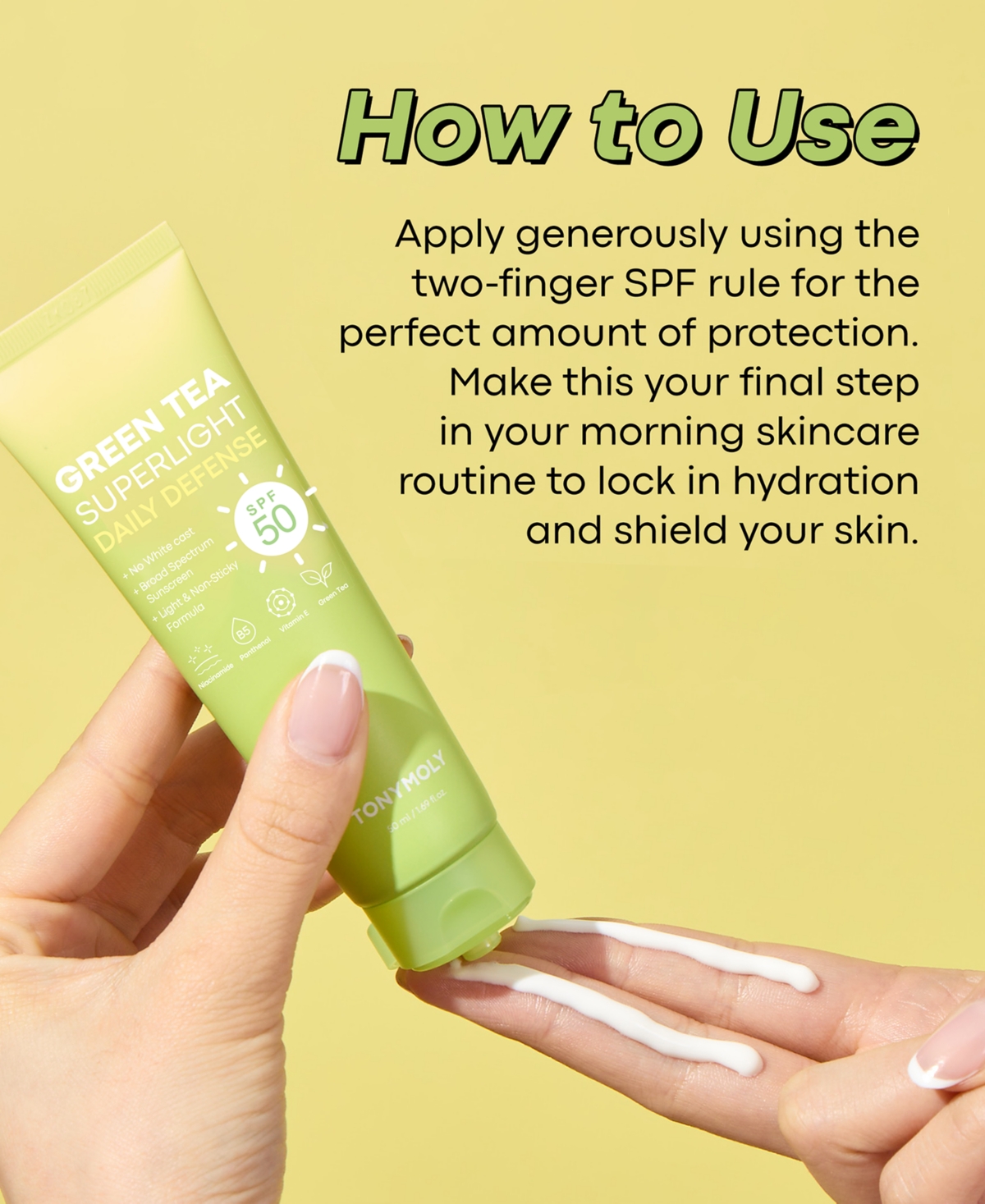 Tonymoly Green Tea Superlight Daily Defense Sunscreen In No Color