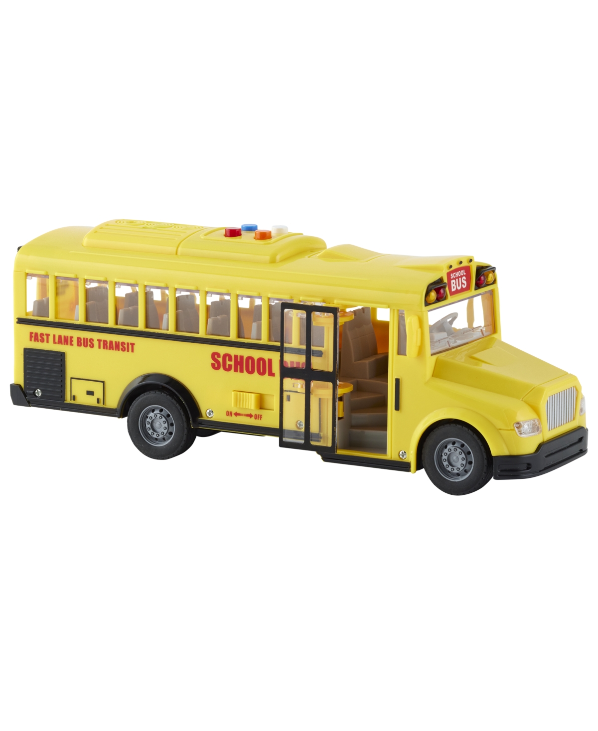 Shop Fast Lane Light And Sound School Bus In Yellow