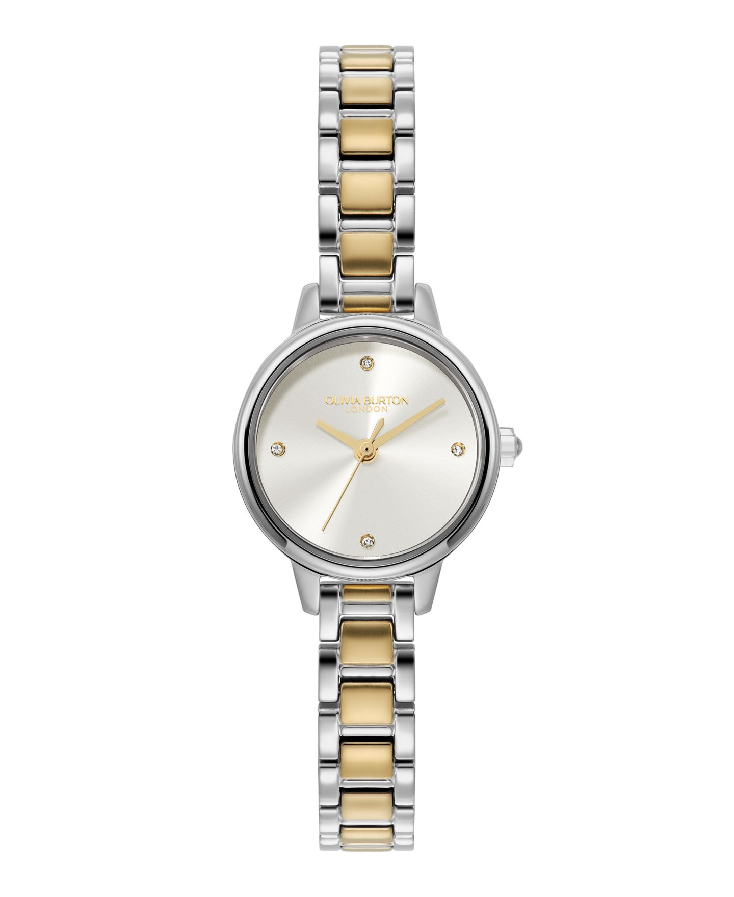 Женские часы Olivia Burton Mini Classic с двухцветным стальным браслетом, 23 мм — фото 1