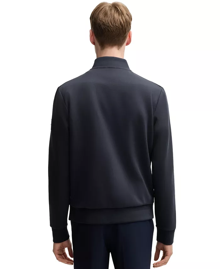 Men's Cotton-Blend Zip-Up Padded Jacket - thumbnail 8