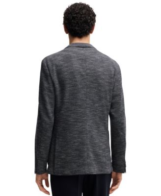 Men's Micro-Patterned Slim-Fit Blazer