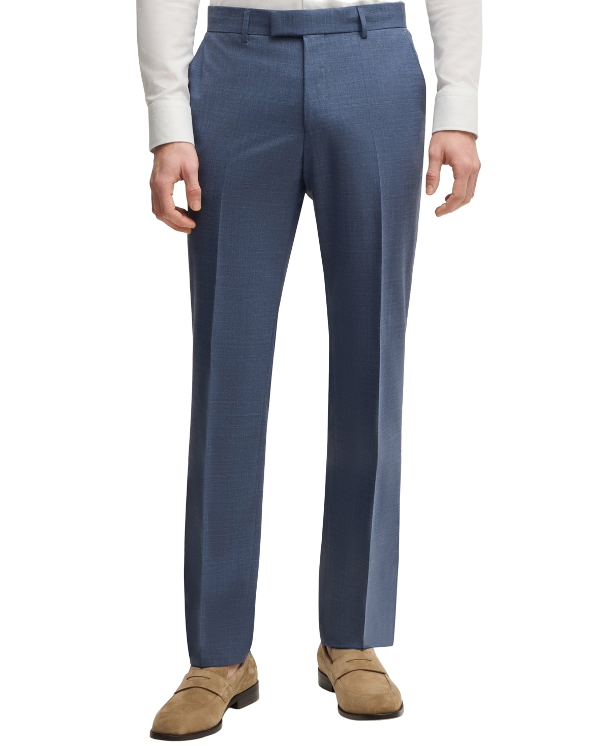 HUGO BOSS BOSS BY HUGO BOSS MEN'S 2 PIECE STRETCH REGULAR-FIT SUIT 