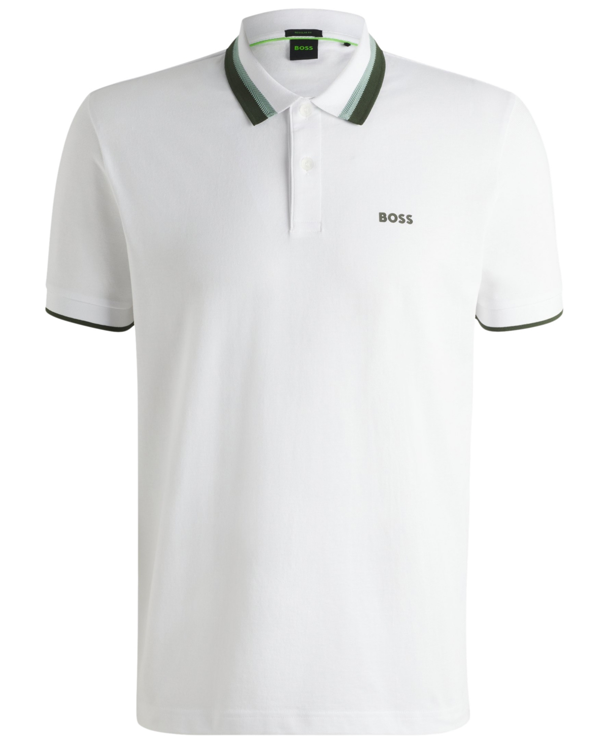 Hugo Boss Boss Paul Pro Slim Fit Performance Polo In White