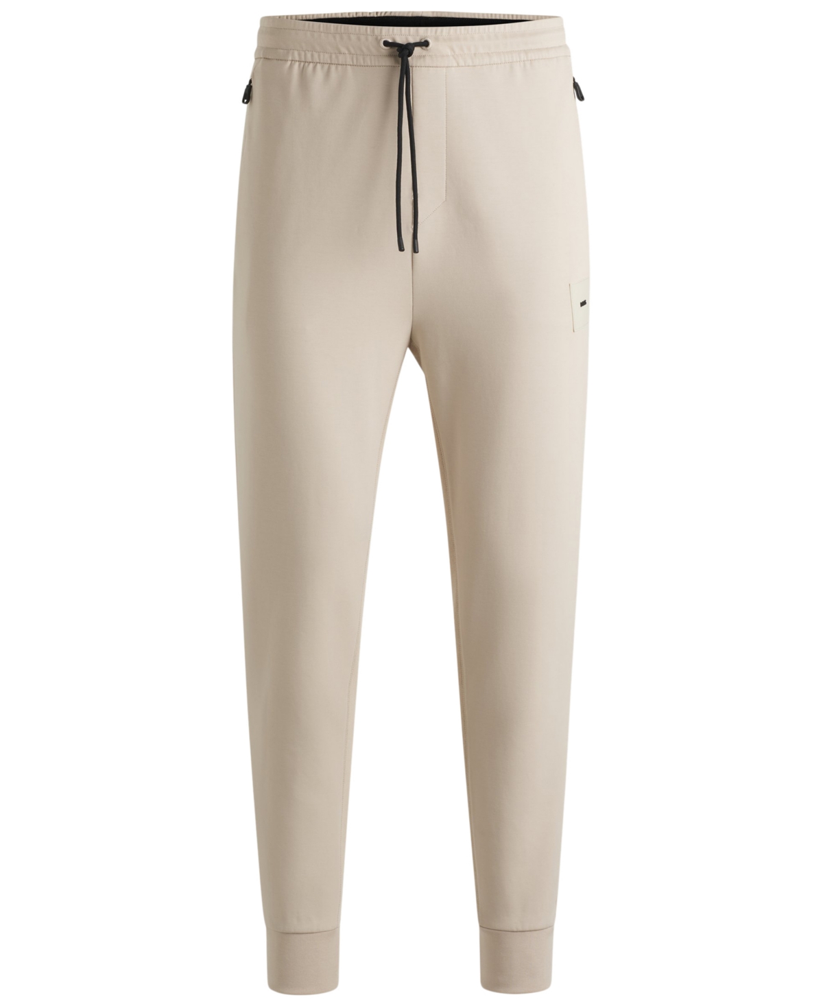Hugo Boss Hadiko Cuffed Sweatpants In Open Beige