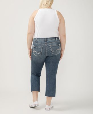 Plus Size Suki Mid Rise Curvy Fit Flare Jeans