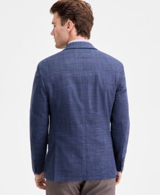 Men's Slim-Fit Techni-Cole Plaid Sport Coat