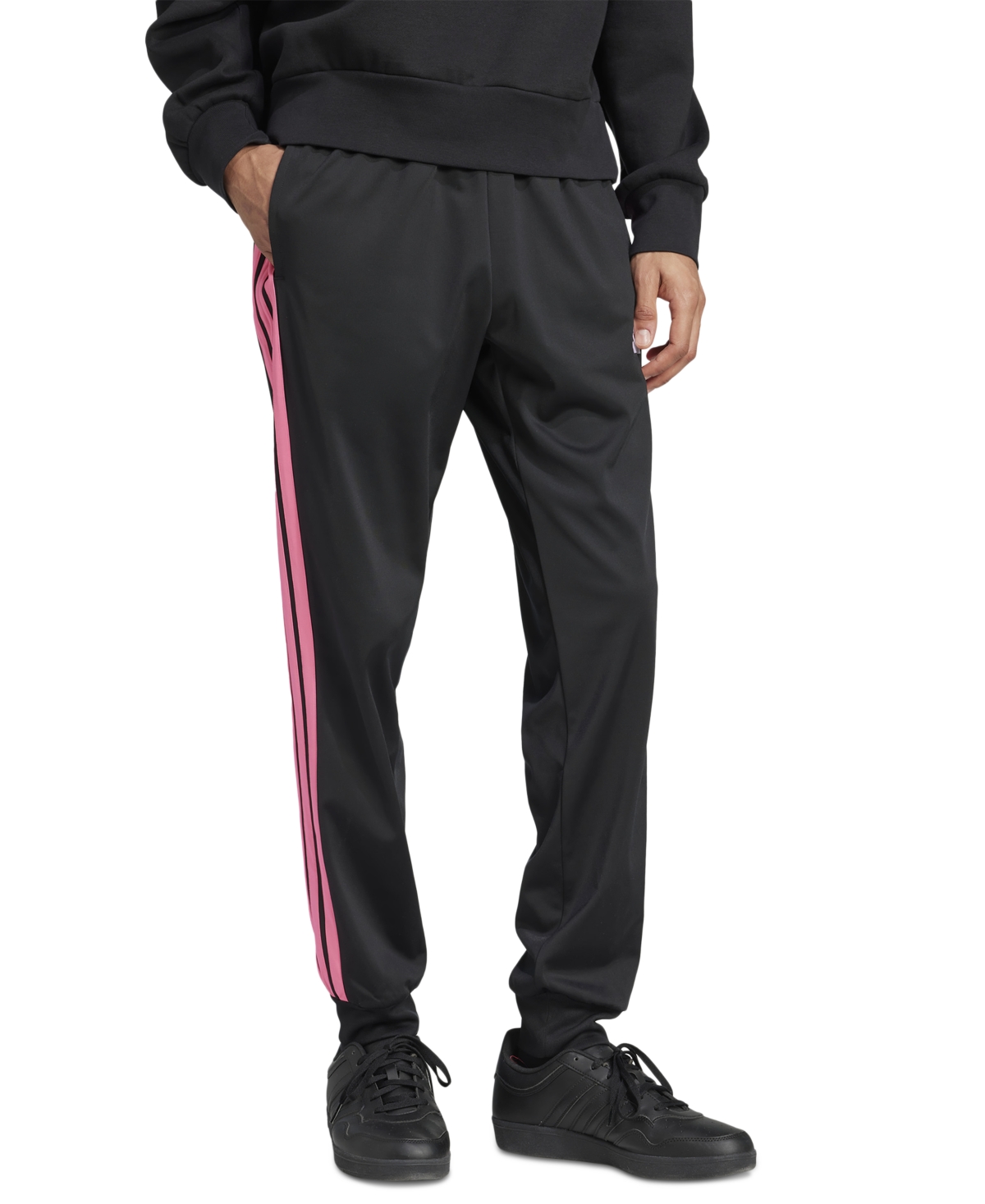 Men's Stripe Track Pants - Black/lucp