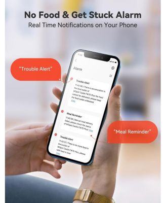 Automatic Cat Feeders,5L WiFi Pet Feeder with APP,Schedule Feeding Pet Dry Food Dispenser for Cats,10s Voice Recording,Up to 10 Meals per Day,Black