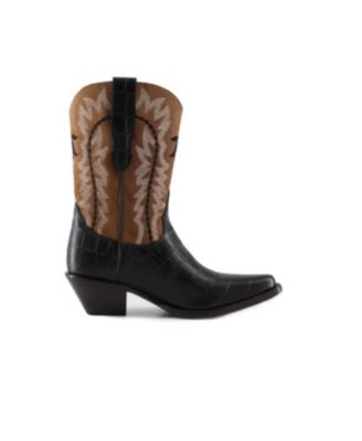 Bianca Leather Cowgirl Boots - Stylish & Comfortable by Buck & Brana