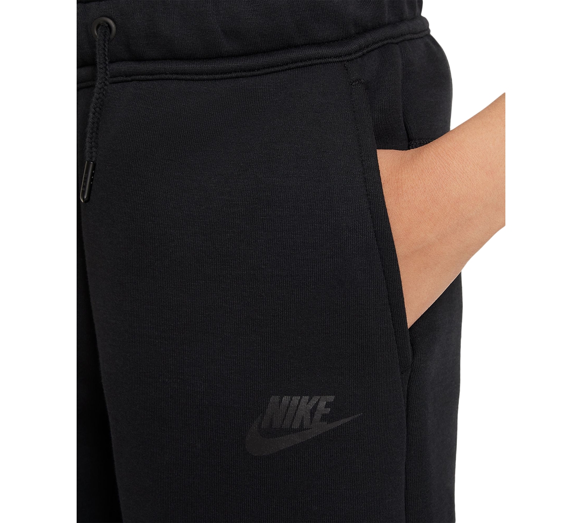 Nike Tech Fleece Big Kids' (boys') Shorts In Black