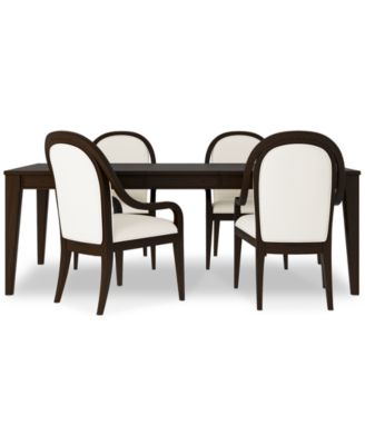 Mazen 5-Pc. Dining Set (Table & 4 Arm Chairs)