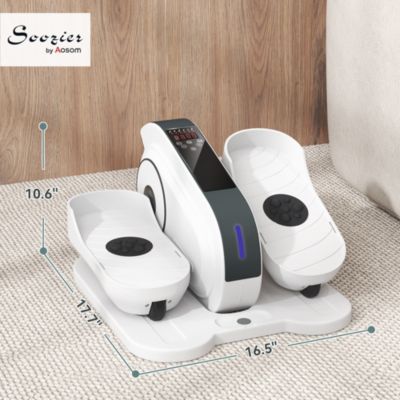 Under Desk Elliptical Machine with Remote Control, 10 Speeds