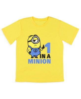 Big Boys Minions 1 In A Minion 2PC Pajama Set