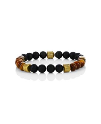 Stainless Steel, Genuine Bead Bracelet