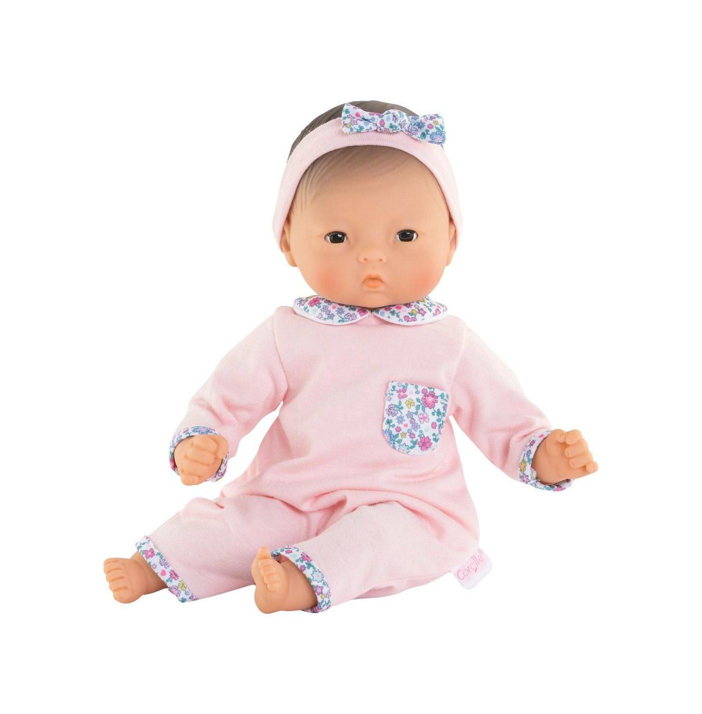 Детская кукла Corolle Bebe Calin Mila 12" Baby Doll, цвет: Розовый — фото 5