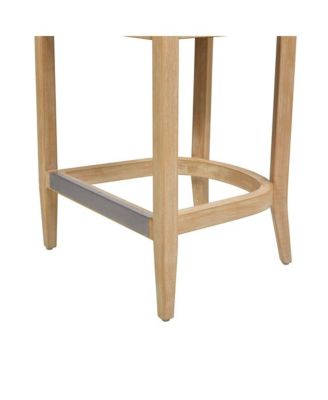  Mid-Century Modern 26" wood  Cane Back Kitchen Island Chair Counter Stool