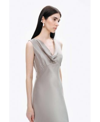 Women's Cowl Neck Maxi Dress
