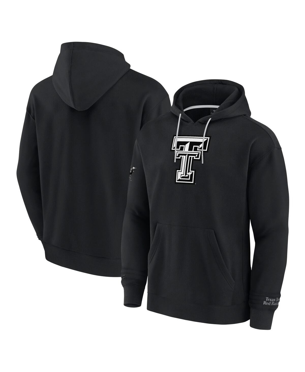 Fanatics Men's Black Texas Tech Red Raiders Pace Pullover Hoodie In Black