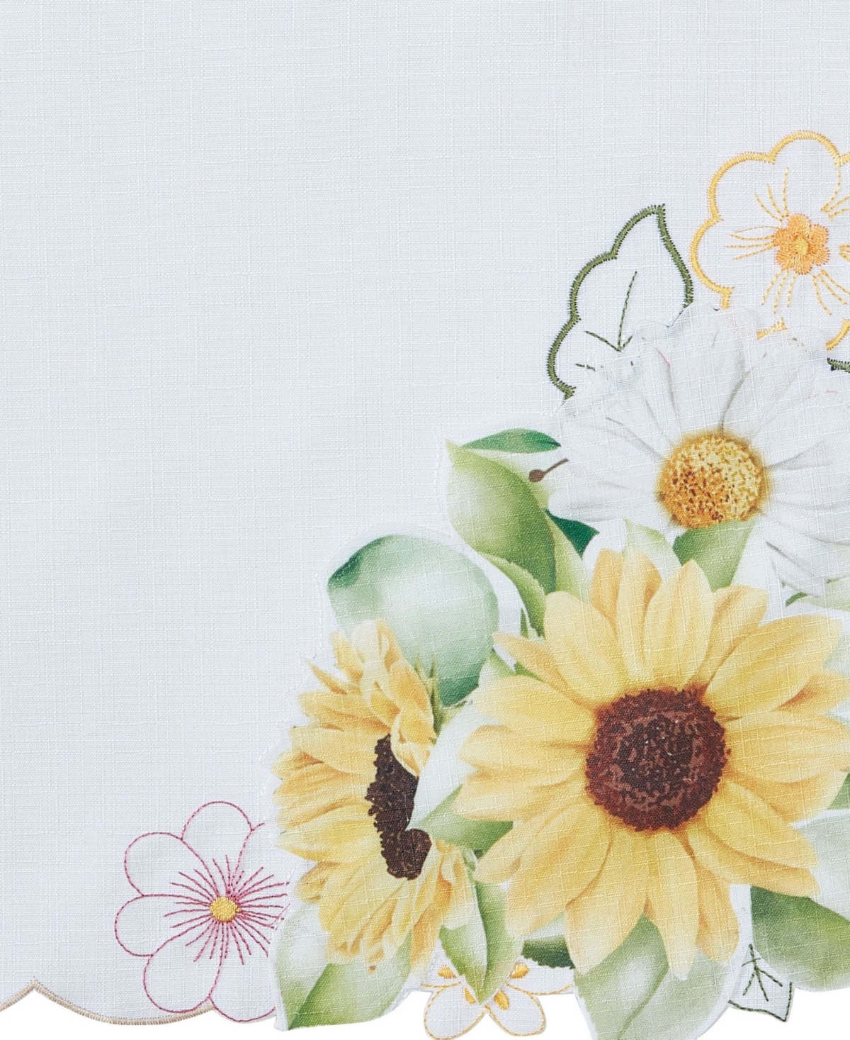 Elrene Sunflower And Daisies Placemats, Set Of 4 In Multi