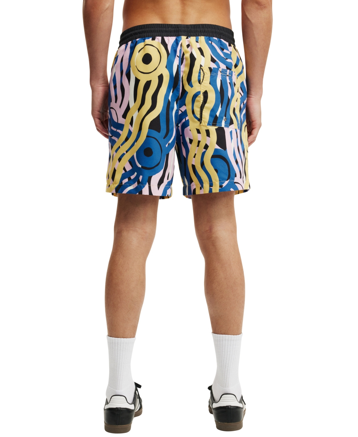 Shop Cotton On Men's Baggy Fit Shorts In Black,lilac,gold,tylah Saunders